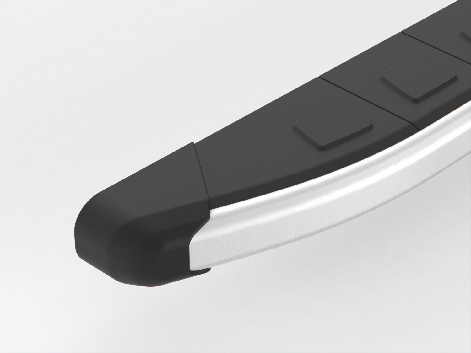 Пороги-подножки Alyans для ACURA MDX III 2013+ г.в. от турецкого производителя Can Auto. Размер подножки: 183 см. Silver. Артикул: ACMD.47.2502